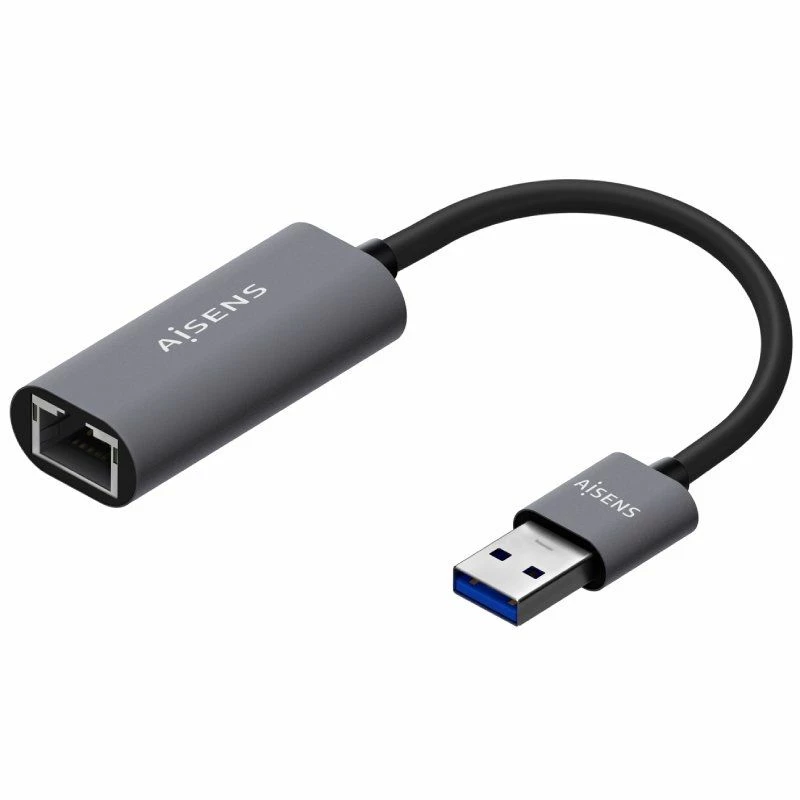 Adaptador USB 3.0 - RJ45 Aisens A106-0708/ 1000Mbps