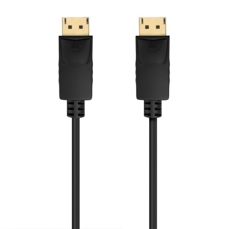 Cable DisplayPort 1.2 CCS 4K Aisens A124-0737/ DisplayPort Macho - DisplayPort Macho/ Hasta 5W/ 2300Mbps/ 50cm/ Negro