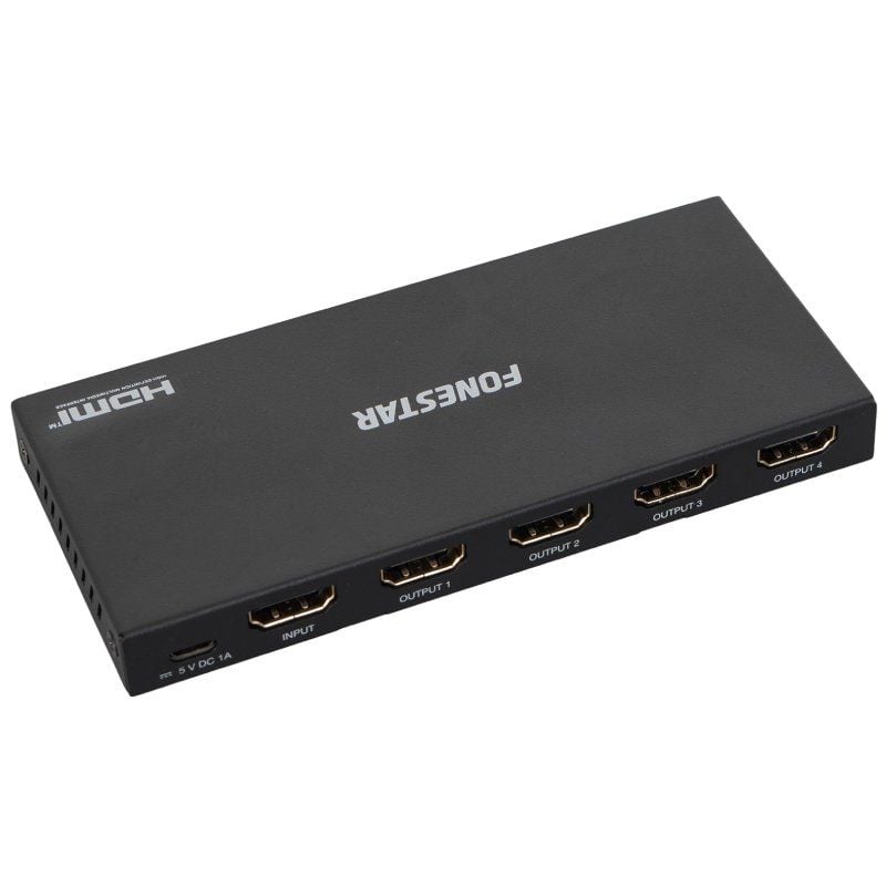 Duplicador Fonestar FO-22S4ED/ 4xHDMI Hembra - HDMI Macho
