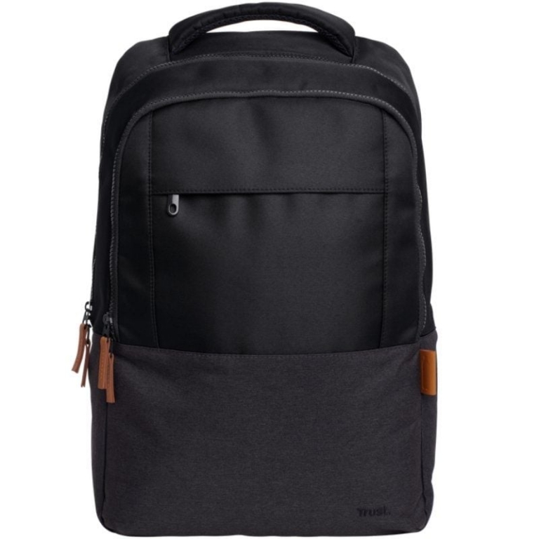 Mochila Trust Lisboa para Portátiles hasta 16"/ 23L/ Negra