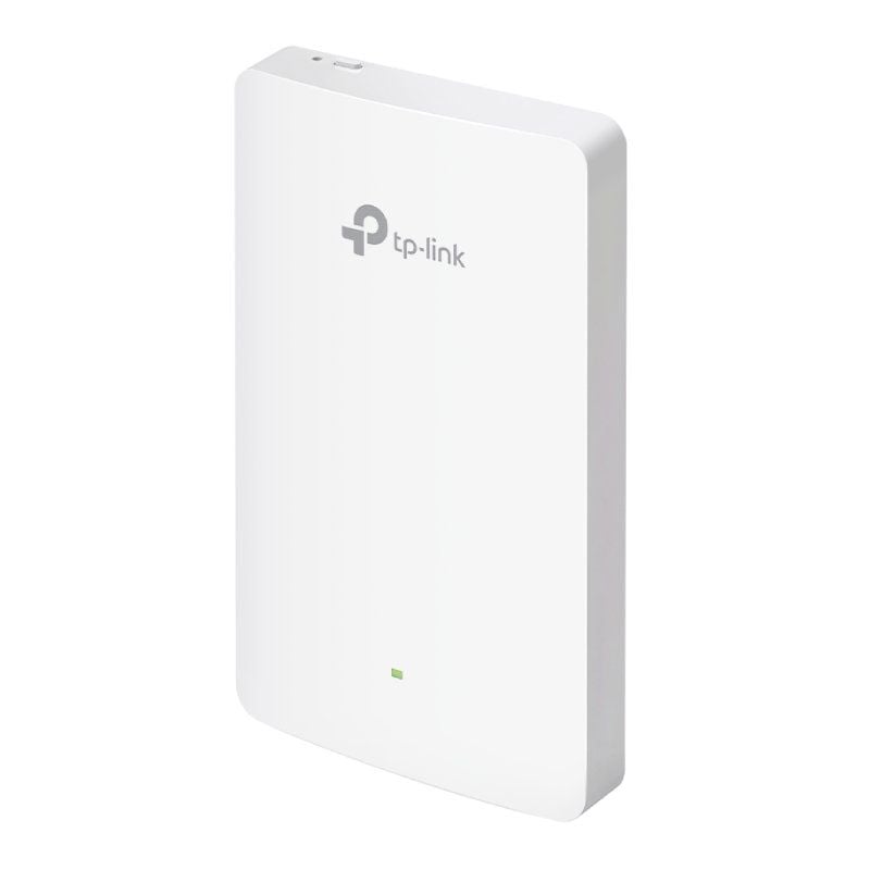 Punto de Acceso Inalámbrico TP-Link Omada EAP615-WALL/ WiFi 6/ PoE/ 1800Mbps/ 2.4GHz 5GHz/ Antenas de 4dBi/ WiFi 802.11 ax/ac/a/n/b/g 802.3af/at