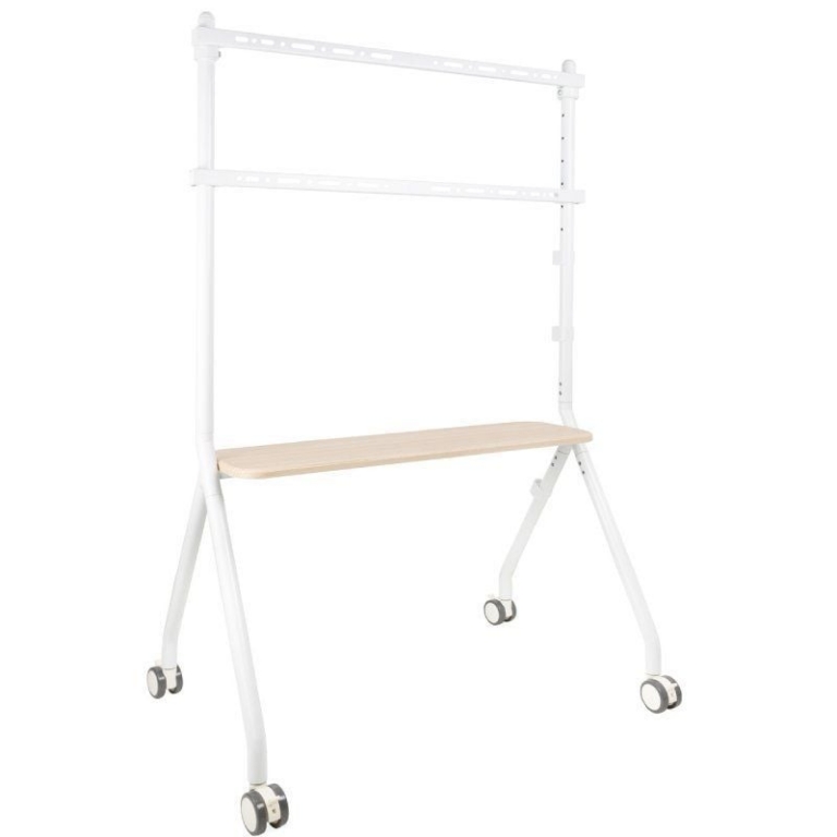 Soporte de Suelo con Ruedas TooQ iLOVE FS20207M-W para TV de 49-80"/ hasta 50kg