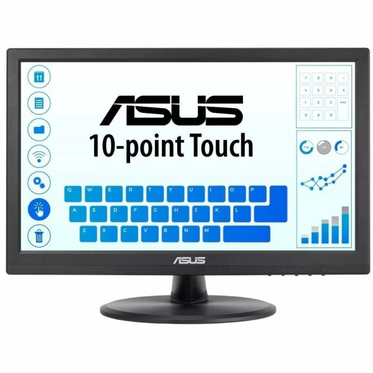 Monitor Profesional Táctil Asus VT169HE 15.6"/ Full HD/ Negro