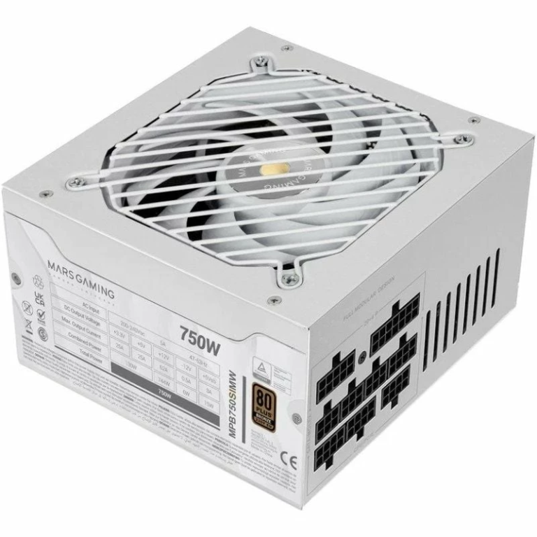 Fuente de Alimentación Mars Gaming MPB750SIM/ 750W/ Ventilador 14cm/ 80 Plus Bronze