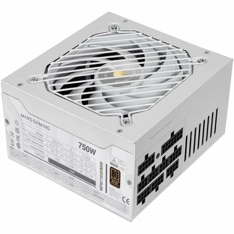 Fuente de Alimentación Mars Gaming MPB750SIM/ 750W/ Ventilador 14cm/ 80 Plus Bronze