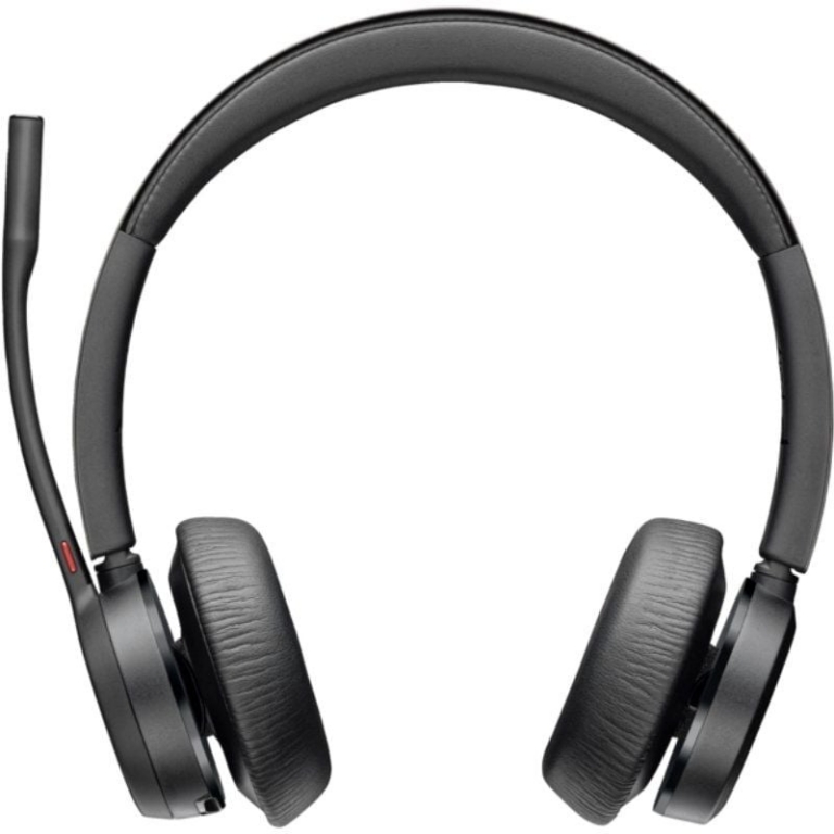 Auriculares Inalámbricos Poly Voyager 4320-M para Microsoft Teams + Adaptador BT700 + Base de Carga/ con Micrófono/ Bluetooth/ Negros