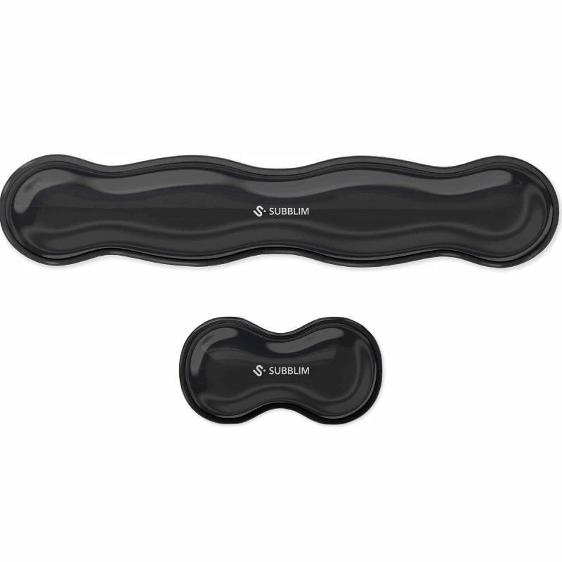 Pack de 2 Reposamuñecas Subblim Ergo Crystal Flex