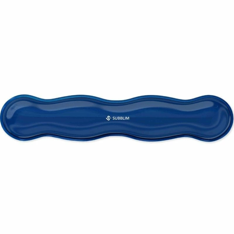 Reposamuñecas Subblim Ergo Cristal Flex/ Azul Oscuro