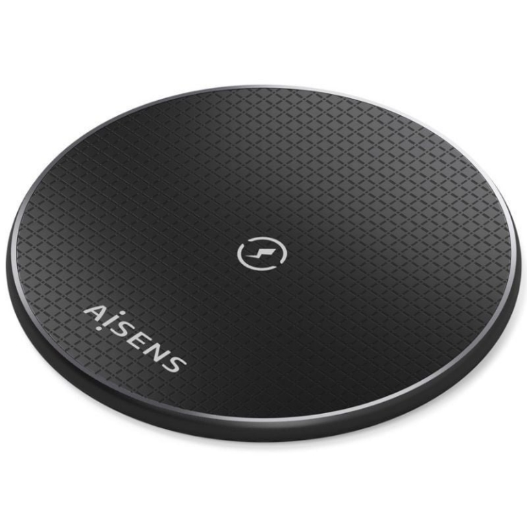 Base de carga Inalámbrica Aisens ASCH-15W1WC058-BK 15W/ Negro