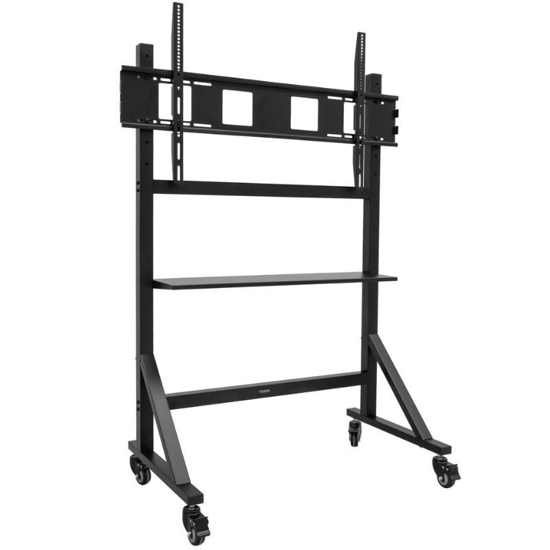 Soporte de Suelo Ajustable con Ruedas TooQ FS20105M-B para TV de 60-105"/ hasta 120kg
