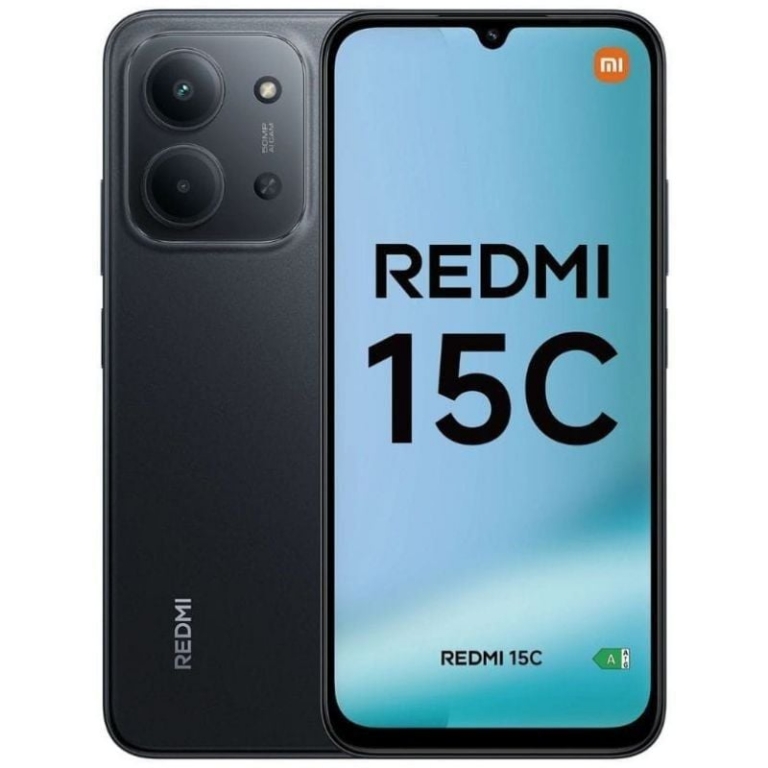 Smartphone Xiaomi Redmi 15C 4GB/ 128GB/ 6.9"/ Negro