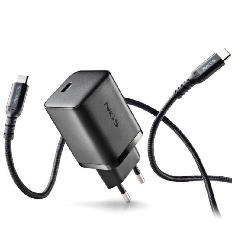Cargador de Pared GaN NGS Bud 65W/ 1xUSB Tipo-C/ 65W