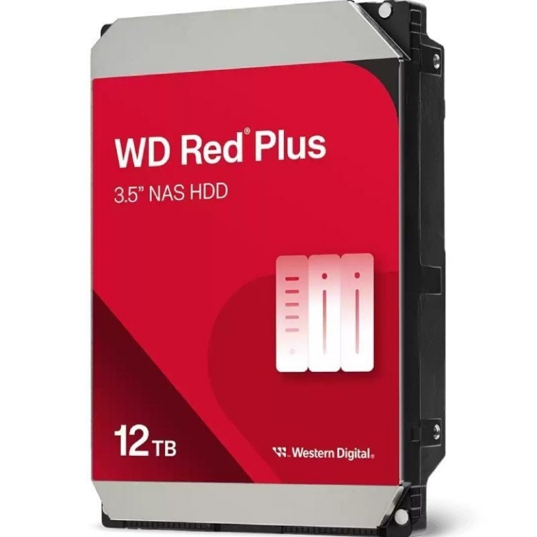 Disco Duro Western Digital WD Red Plus NAS 12TB/ 3.5"/ SATA III/ 512MB