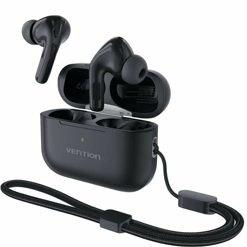 Auriculares Bluetooth Vention Echo Lite E11 Pro con estuche de carga/ Negros