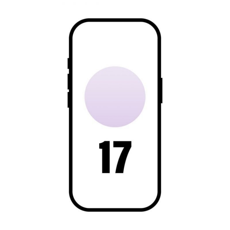 Smartphone Apple iPhone 17 256GB/ 6.3"/ 5G/ Lavanda