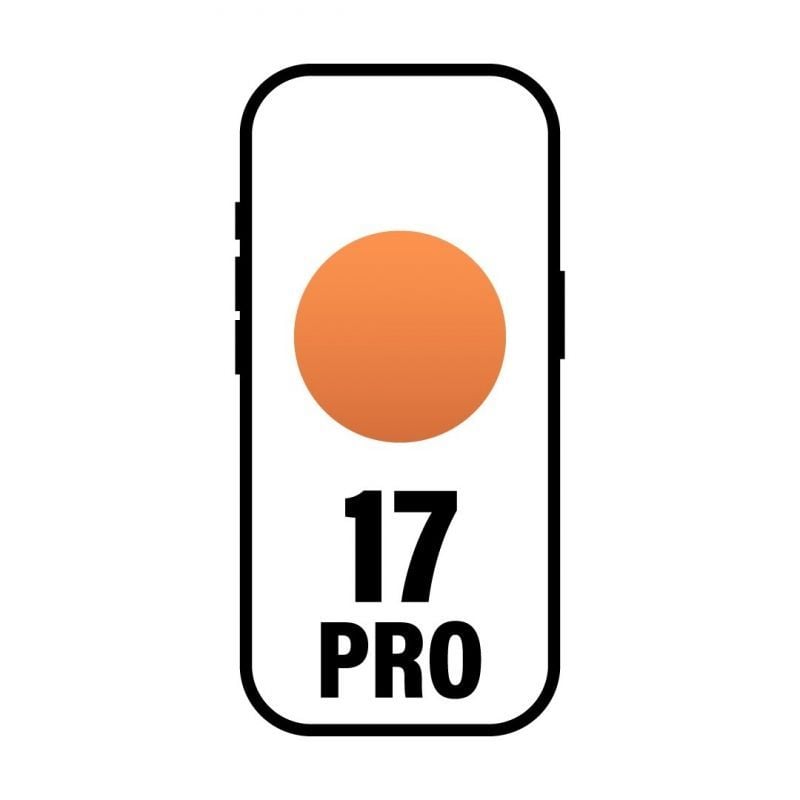 Smartphone Apple iPhone 17 Pro 512GB/ 6.3"/ 5G/ Naranja Cósmico