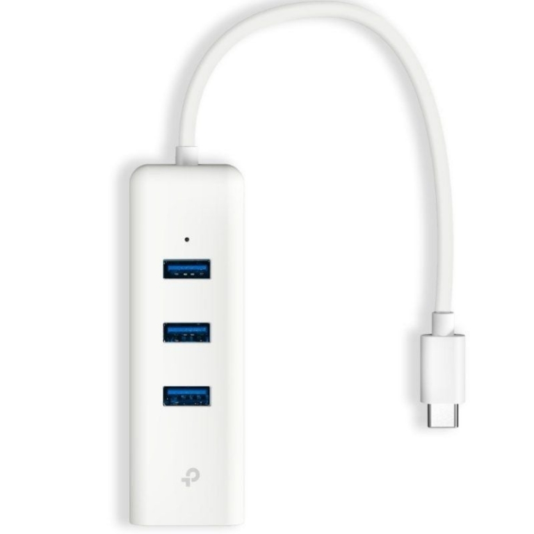 Hub USB Tipo-C 3.0 TP-Link UE330C/ 3xUSB/ 1xRJ45/ Blanco