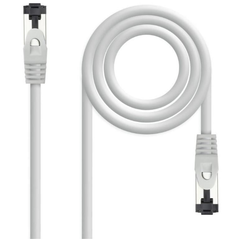 Cable de Red RJ45 SSTP Nanocable 10.20.2003 Cat.8.1/ 3m/ Gris
