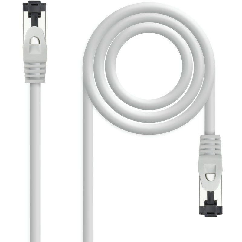 Cable de Red RJ45 SSTP Nanocable 10.20.2001 Cat.8.1/ 1m/ Gris