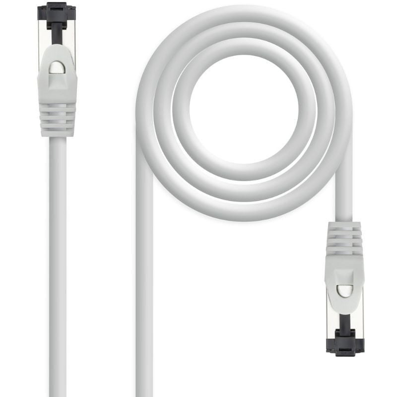 Cable de Red RJ45 SSTP Nanocable 10.20.2002 Cat.8.1/ 2m/ Gris