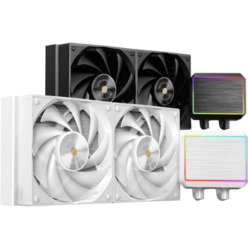 Sistema de Refrigeración Líquida Mars Gaming ML-PROII240/ Blanco