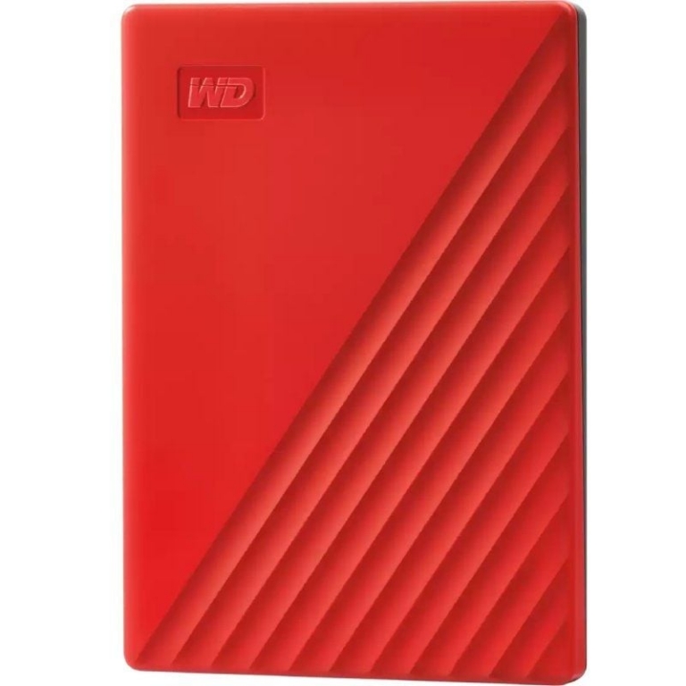 Disco Externo Western Digital My Passport 4TB/ 2.5"/ USB 3.2/ Rojo