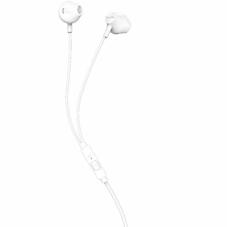 Auriculares Intrauditivos Philips TAUE101/ con Micrófono/ Jack 3.5/ Blancos
