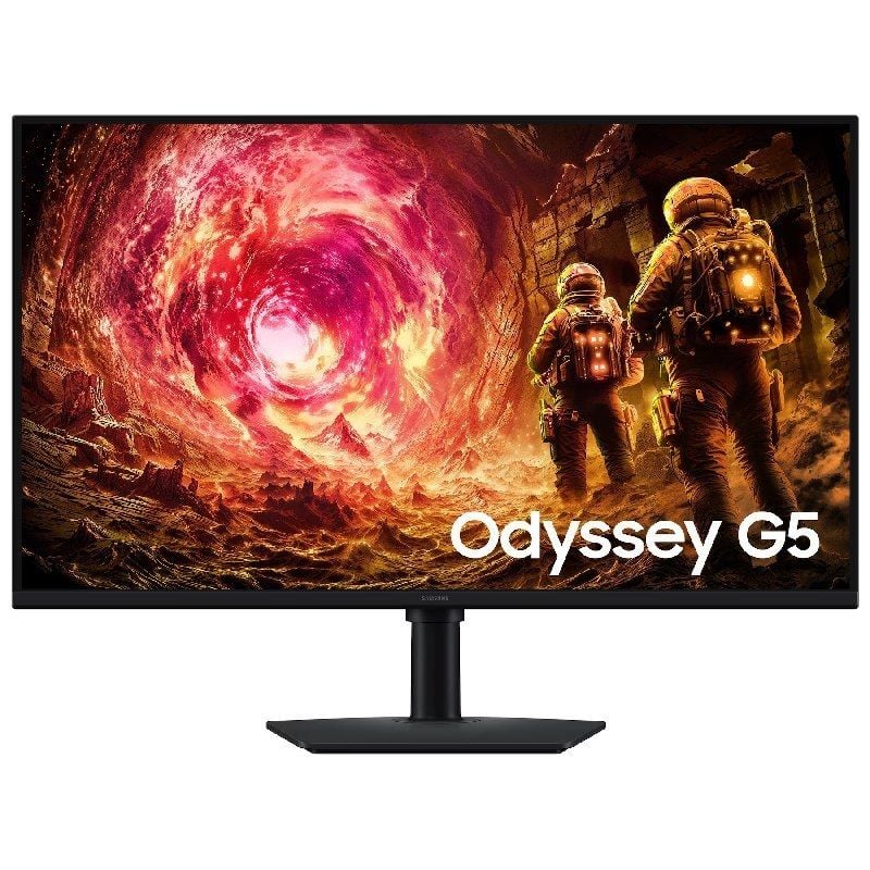 Monitor Gaming Samsung Odyssey G5 S32FG502EU 32"/ QHD/ 1ms/ 180Hz/ IPS/ Regulable en altura/ Negro