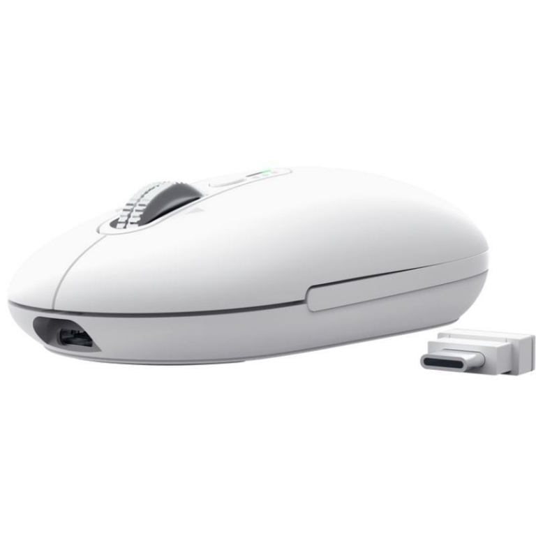 Ratón Inalámbrico Trust Seron 26019/ Batería recargable/ Hasta 3200 DPI/ Blanco