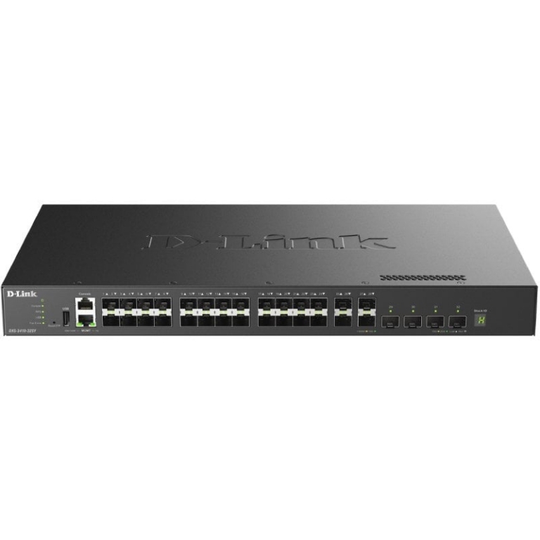 Switch Gestionable D-Link DXS-3410-32XY 2 Puertos/ RJ-45 10/100/1000/ SFP/ PoE