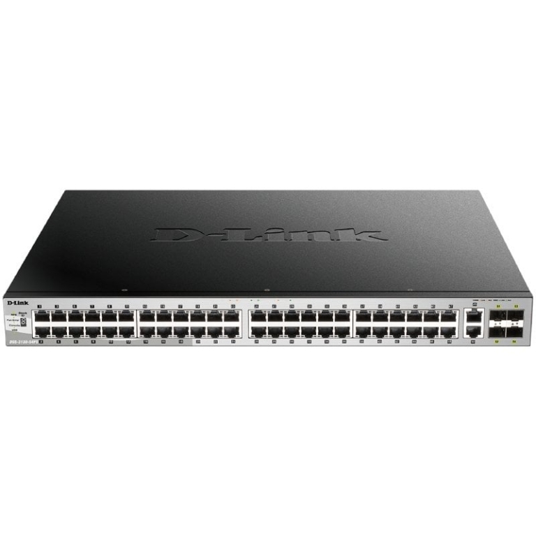 Switch Gestionable D-Link DGS-3130-54PS/E 50 Puertos/ RJ-45 10/100/1000/ SFP/ PoE