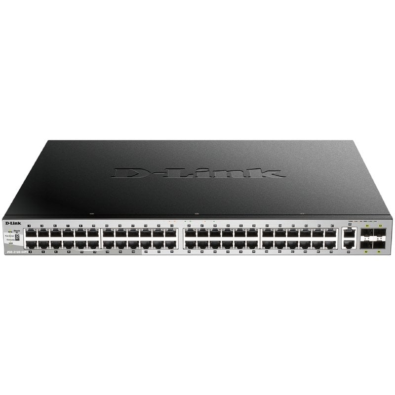 Switch Gestionable D-Link DGS-3130-54PS/E 50 Puertos/ RJ-45 10/100/1000/ SFP/ PoE