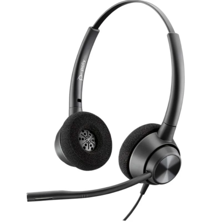 Auriculares Poly EncorePro 320/ con Micrófono/ QD/ Negros