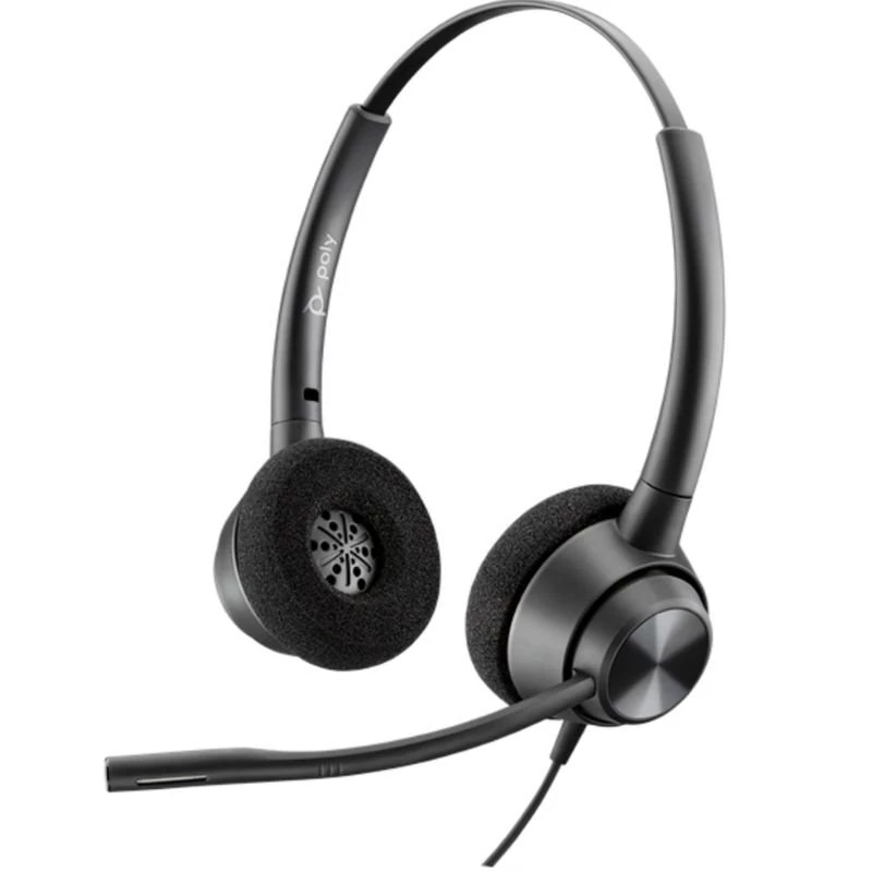 Auriculares Poly EncorePro 320/ con Micrófono/ QD/ Negros