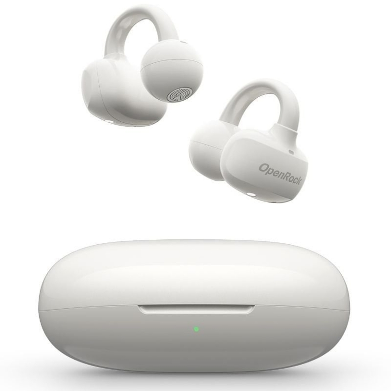 Auriculares Deportivos de Conducción Aérea OpenRock E OPACE02 con estuche de carga/ Autonomía 7h/ Blancos