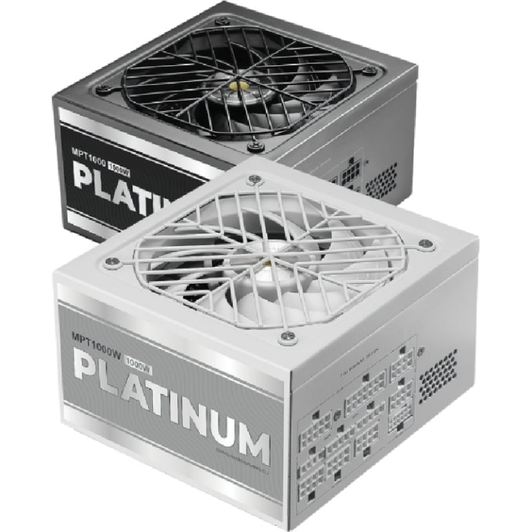 Fuente de Alimentación Mars Gaming MPT1000/ 1000W/ Ventilador 14cm/ ATX 3.1/ PCIe 5.1/ 80 Plus Platinum/ Blanca