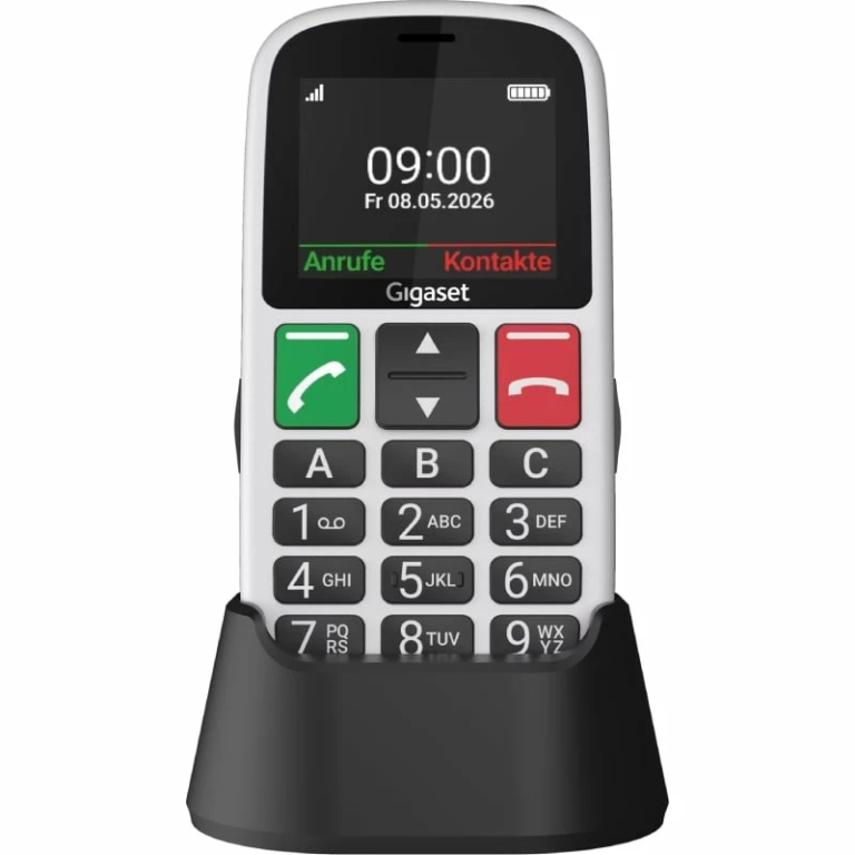 Teléfono Móvil Gigaset GL30 para Personas Mayores/ 4G/ Blanco