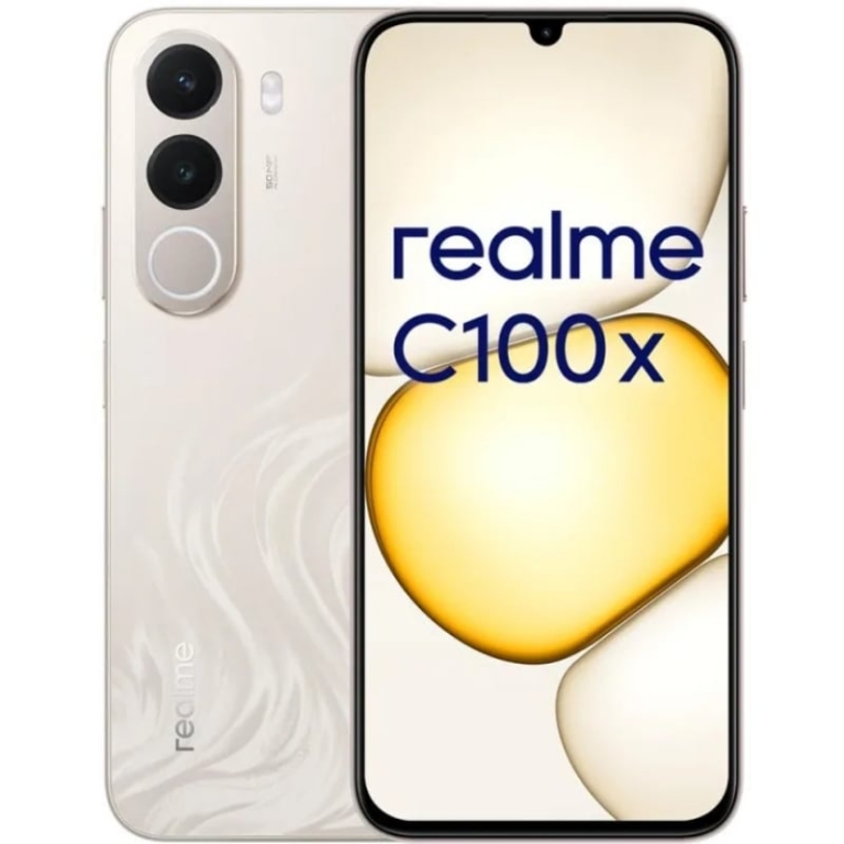 Smartphone Realme C100X 4GB/ 256GB/ 6.8"/ Dorado