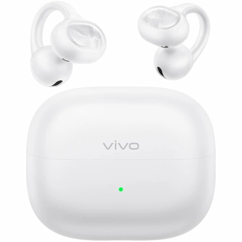 Auriculares Deportivos Bluetooth Vivo Buds Clip con estuche de carga/ Autonomía 10h/ Blancos