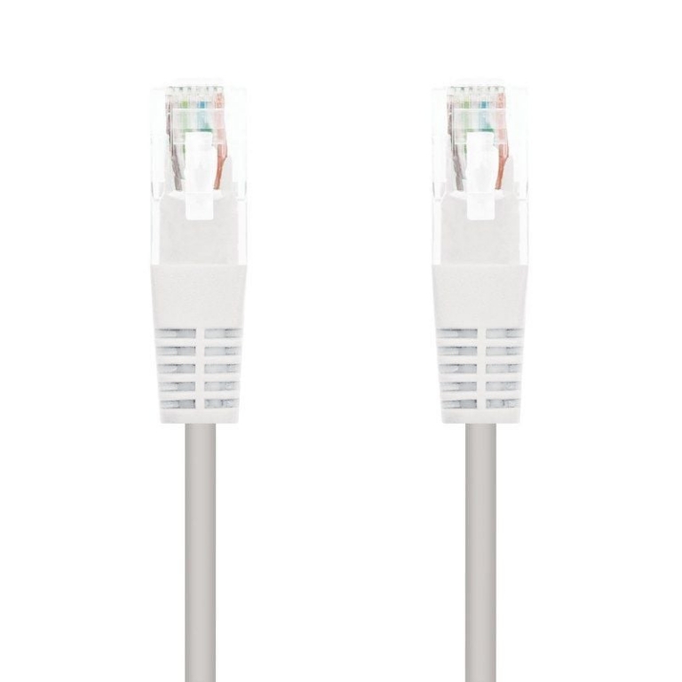 Cable de Red RJ45 UTP Nanocable 10.20.0401-W Cat.6/ 1m/ Blanco
