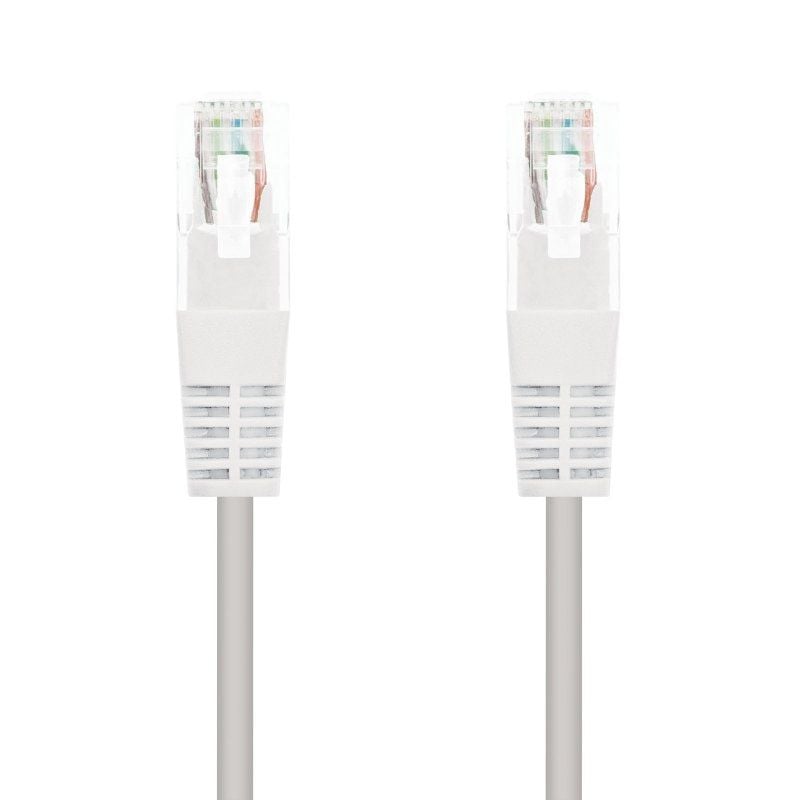 Cable de Red RJ45 UTP Nanocable 10.20.0400-W Cat.6/ 50cm/ Blanco