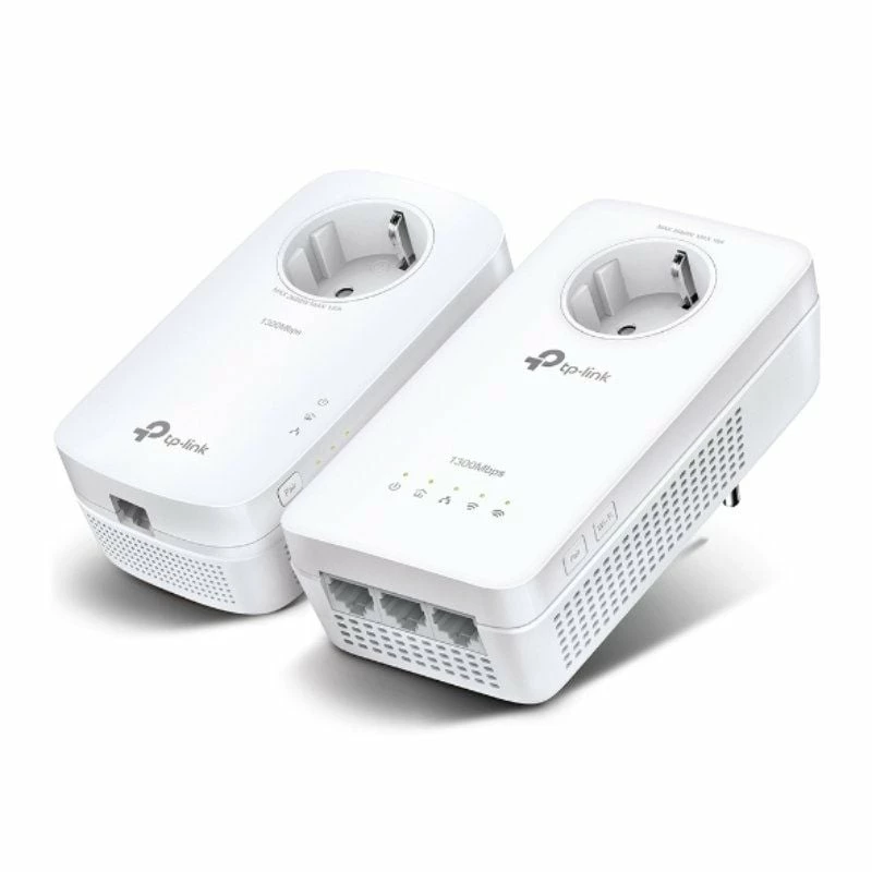 Adaptador Powerline TP-Link TL-WPA8631P 1300Mbps/ Alcance 300m/ Pack de 2