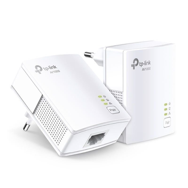 Adaptador Powerline TP-Link TL-PA7017 KIT 1000Mbps/ Alcance 300m/ Pack de 2