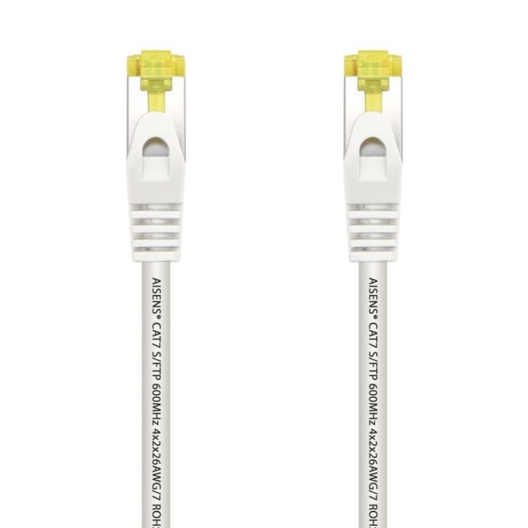 Cable de Red RJ45 SFTP Aisens A146-0488 Cat.7/ 25cm/ Blanco