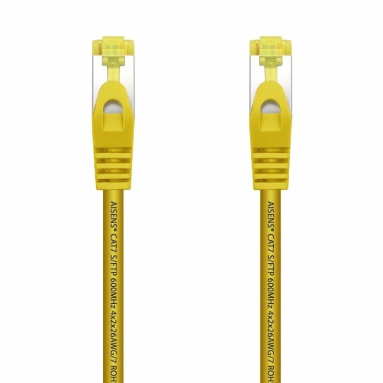 Cable de Red RJ45 SFTP Aisens A146-0473 Cat.7/ 50cm/ Amarillo