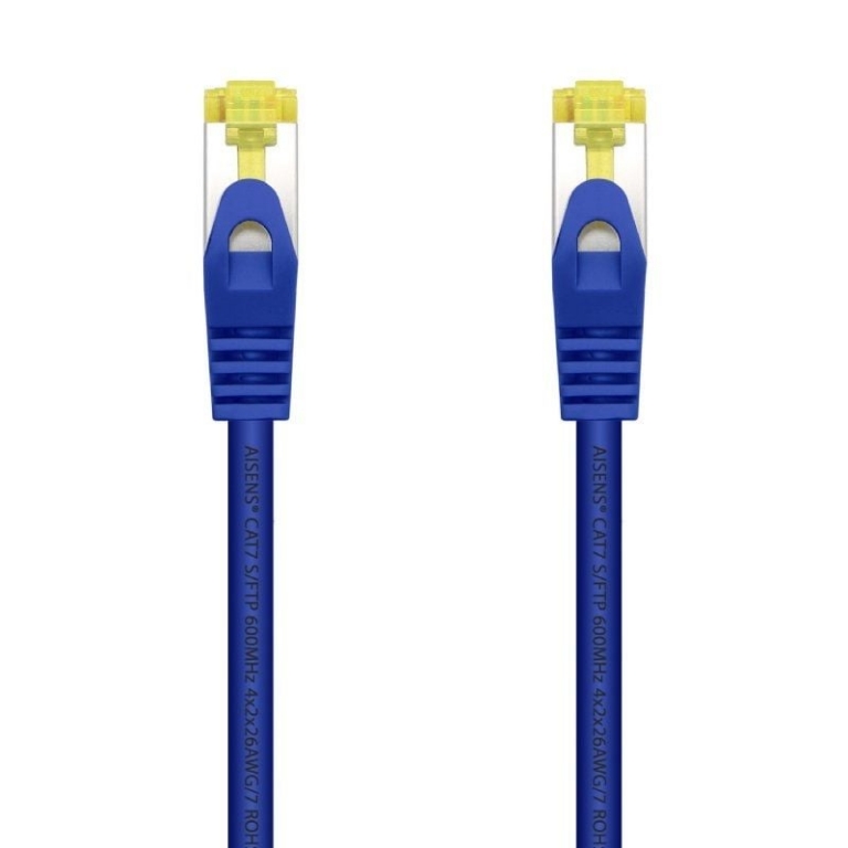 Cable de Red RJ45 SFTP Aisens A146-0477 Cat.7/ 50cm/ Azul
