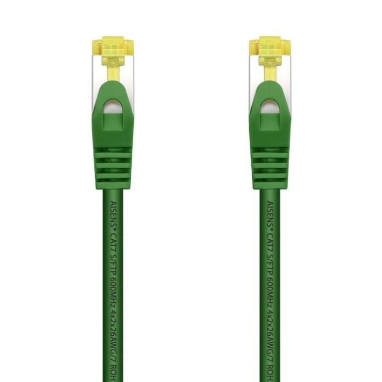 Cable de Red RJ45 SFTP Aisens A146-0482 Cat.7/ 1m/ Verde