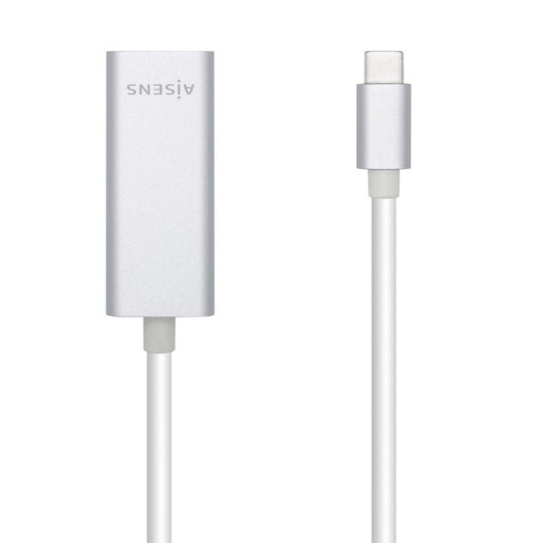 Adaptador USB Tipo-C - RJ45 Aisens A109-0505/ 1000Mbps
