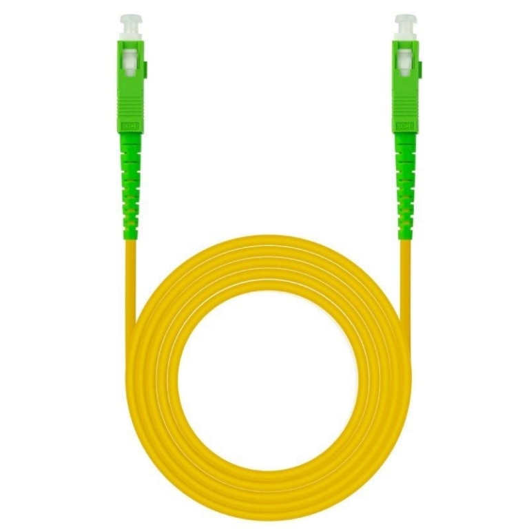 Cable de Fibra Óptica G657A2 Nanocable 10.20.0001/ LSZH/ 1m/ Amarillo