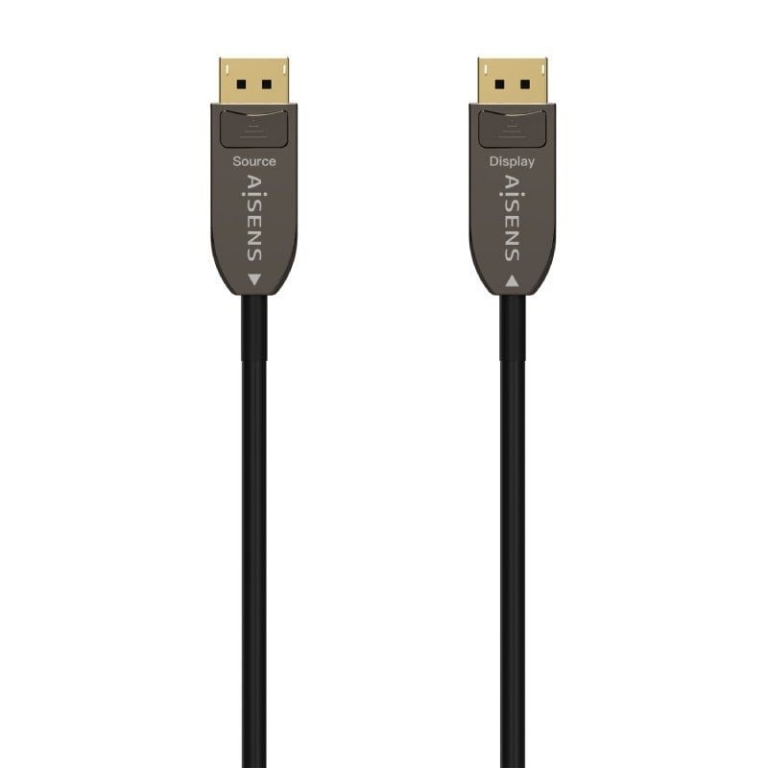 Cable DisplayPort 1.4 AOC 8K Aisens A155-0607/ DisplayPort Macho - DisplayPort Macho/ 15m/ Negro